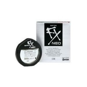 参天FX NEO银色装眼药水滴眼液12ml清凉度5 缓解眼疲劳眼干眼涩止痒去红血丝