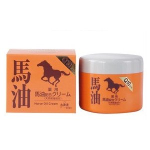 北海道昭和新山熊牧场纯Q10精华保湿马油面霜90g