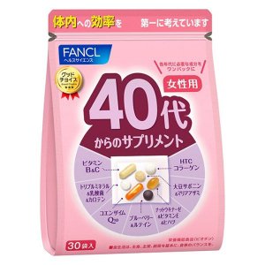 FANCL女性40代营养包30日量复合维生素Q10胶原蛋白蓝莓叶黄素