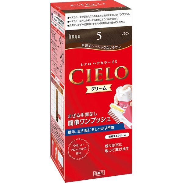 hoyu CIELO 白发用染发膏 5号棕色