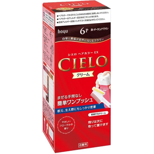 hoyu CIELO 白发用染发膏 6P号深棕色