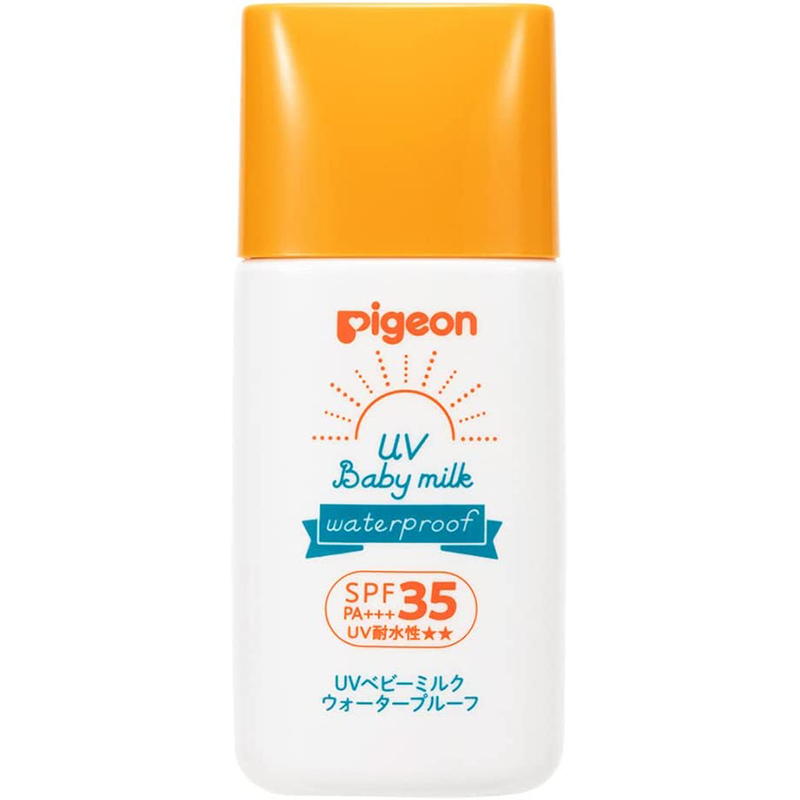 【代买】贝亲 pigeon 23年款 儿童婴儿防晒霜乳液spf35倍清爽防水30g