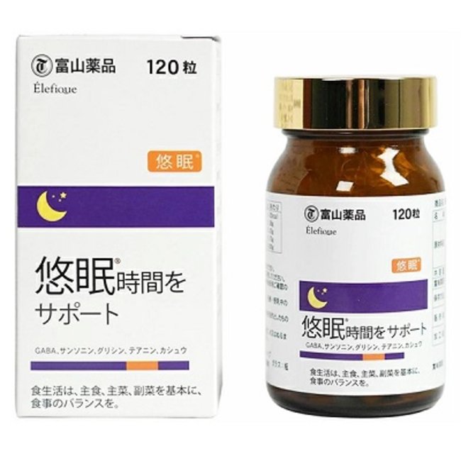 富山药品 GABA氨基丁酸 睡眠片 120粒