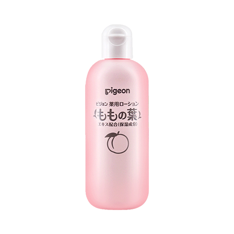 贝亲Pigeon桃子水保湿滋润桃叶婴儿爽身露200ml