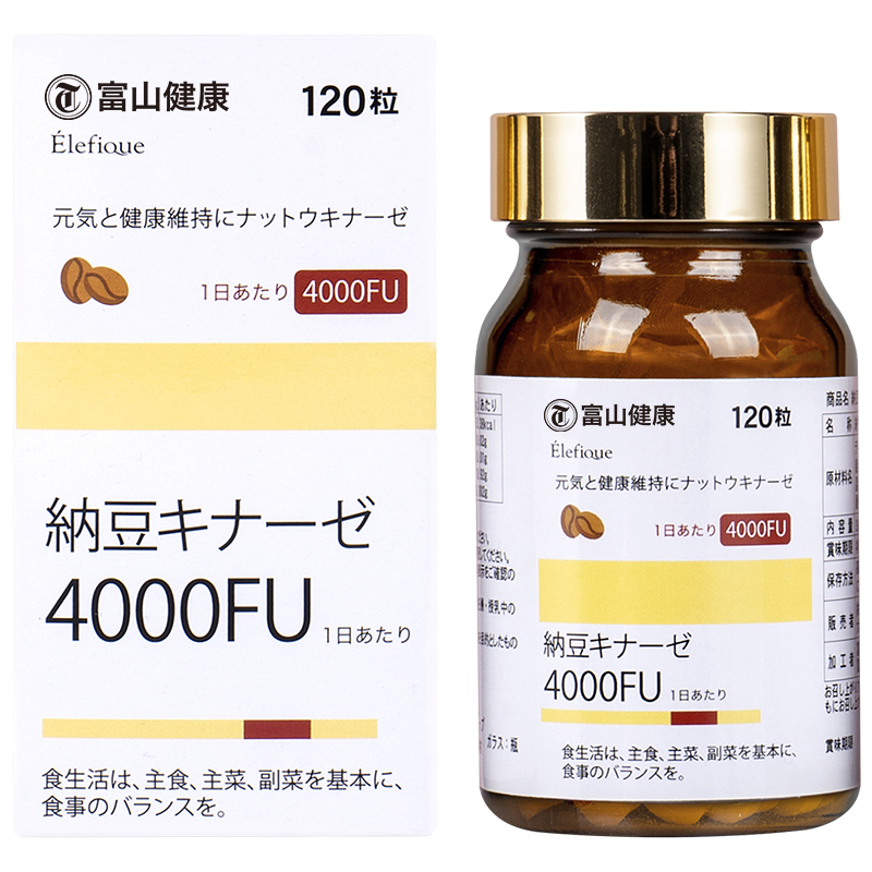 富山药品 纳豆精华 4000FU 120粒