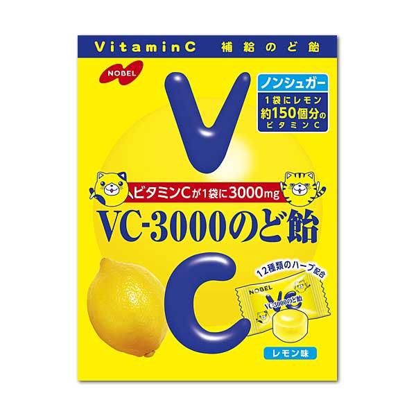 NOBEL 诺贝尔VC3000 柠檬柚子维C 润喉糖 袋装 90g