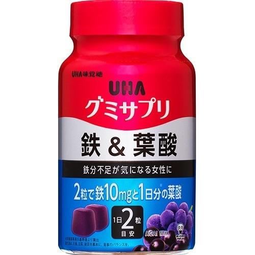 UHA 悠哈味觉糖补充铁&叶酸30日分