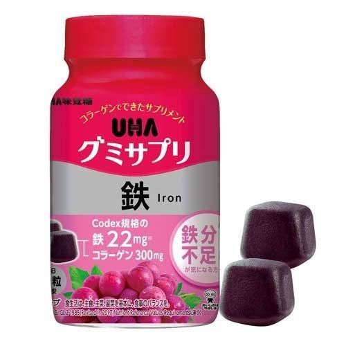 UHA补铁富铁孕期叶酸营养软糖葡萄味 30日装/60粒